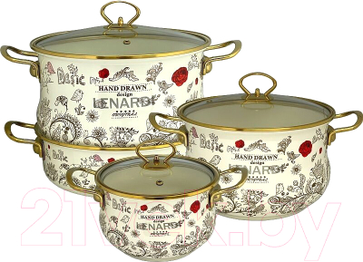 Набор кухонной посуды Lenardi Птичий дворик 776-015 - фото