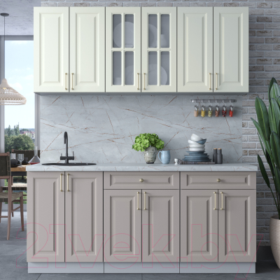 Готовая кухня Интерлиния Мила Шато 1.8А