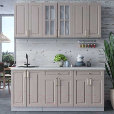 Готовая кухня Интерлиния Мила Шато 1.8А