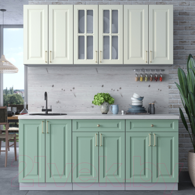 Готовая кухня Интерлиния Мила Шато 1.8А