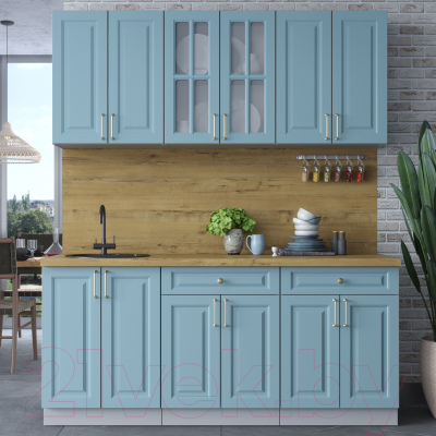 Готовая кухня Интерлиния Мила Шато 1.8А