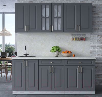 Готовая кухня Интерлиния Мила Шато 1.9А