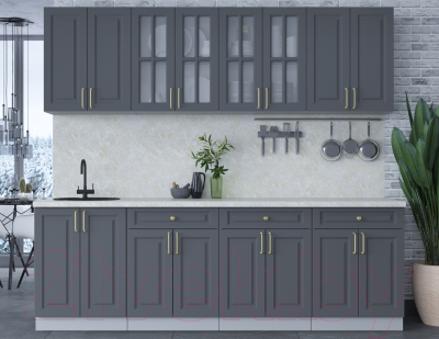 Готовая кухня Интерлиния Мила Шато 2.4А