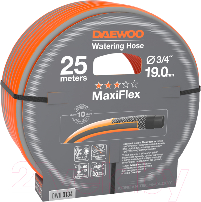 Шланг поливочный Daewoo Power 3/4 / DWH 3134 - фото