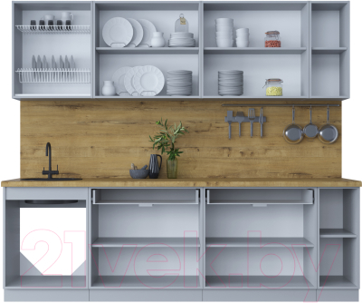 Готовая кухня Интерлиния Мила Шато 2.5А