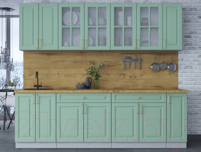 Готовая кухня Интерлиния Мила Шато 2.5А