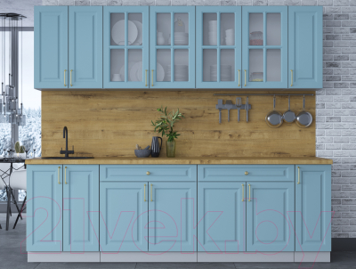 Готовая кухня Интерлиния Мила Шато 2.5А