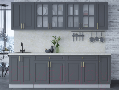 Готовая кухня Интерлиния Мила Шато 2.5А