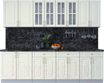 Готовая кухня Интерлиния Мила Шато 2.6А - фото