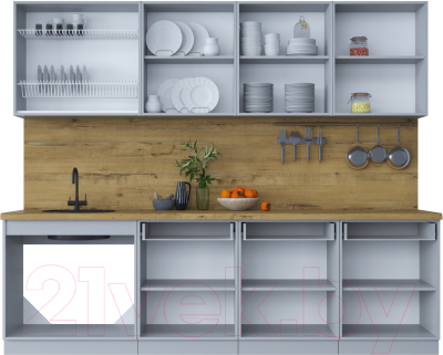 Готовая кухня Интерлиния Мила Шато 2.6А