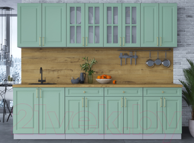 Готовая кухня Интерлиния Мила Шато 2.6А