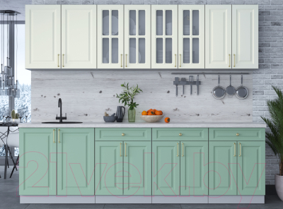 Готовая кухня Интерлиния Мила Шато 2.6А