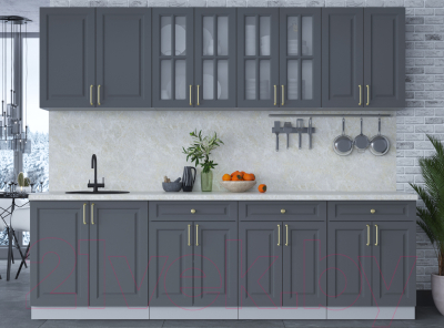 Готовая кухня Интерлиния Мила Шато 2.6А