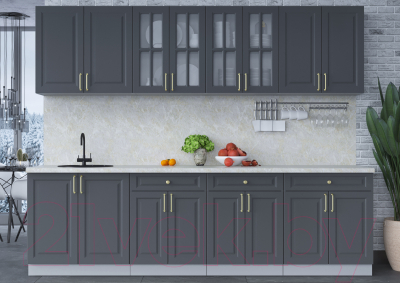 Готовая кухня Интерлиния Мила Шато 2.7А