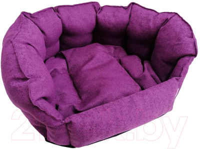 Лежанка для животных Happy Friends Ракушка Амелия - фуксия / stm 603 - фото