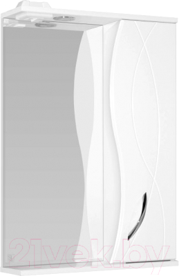 Шкаф с зеркалом для ванной Style Line Амелия 60см (с подсветкой) - фото