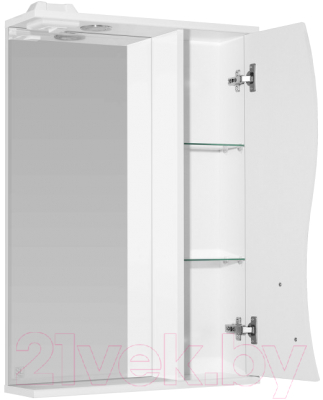 Шкаф с зеркалом для ванной Style Line Амелия 60см (с подсветкой)