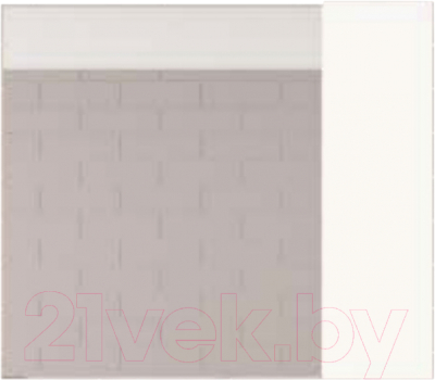 Шкаф с зеркалом для ванной Style Line Берген 70см