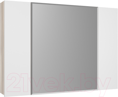 Шкаф с зеркалом для ванной Style Line Берген 100см - фото