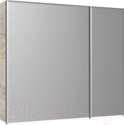 Шкаф с зеркалом для ванной Style Line Берлин универсальный 90см - фото