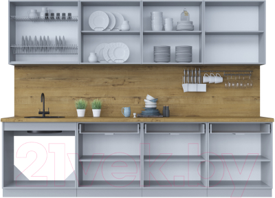 Готовая кухня Интерлиния Мила Шато 2.9А
