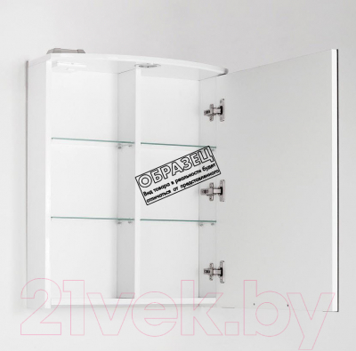 Шкаф с зеркалом для ванной Style Line Жасмин-2 70 (с подсветкой)