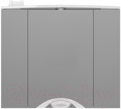 Шкаф с зеркалом для ванной Style Line Жасмин-2 80 (с подсветкой) - фото