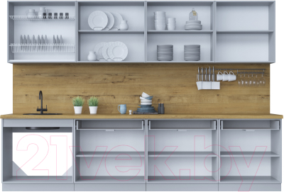 Готовая кухня Интерлиния Мила Шато 3.1А