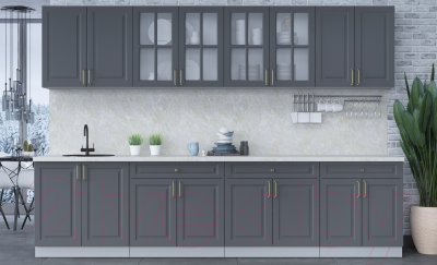 Готовая кухня Интерлиния Мила Шато 3.1А