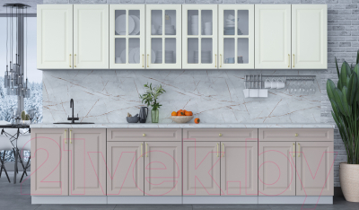 Готовая кухня Интерлиния Мила Шато 3.2А