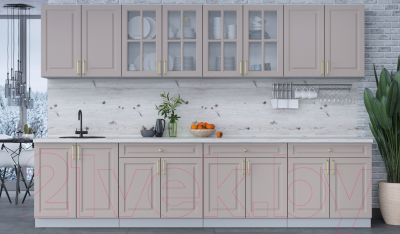 Готовая кухня Интерлиния Мила Шато 3.2А