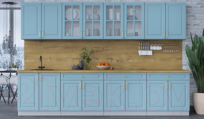 Готовая кухня Интерлиния Мила Шато 3.2А