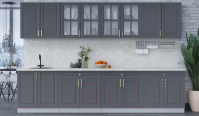 Готовая кухня Интерлиния Мила Шато 3.2А