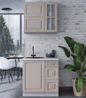 Готовая кухня Интерлиния Мила Шато 0.8Б