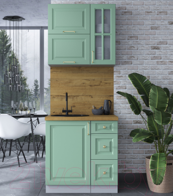 Готовая кухня Интерлиния Мила Шато 0.8Б