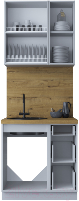 Готовая кухня Интерлиния Мила Шато 0.8Б