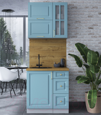 Готовая кухня Интерлиния Мила Шато 0.8Б