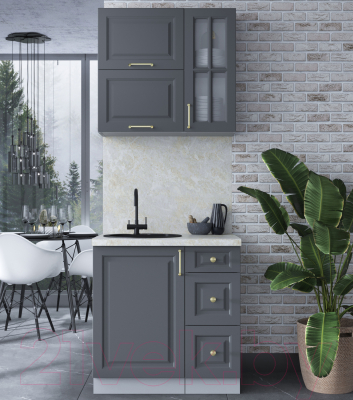 Готовая кухня Интерлиния Мила Шато 0.8Б