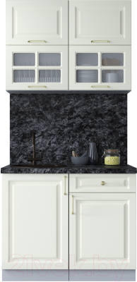 Готовая кухня Интерлиния Мила Шато 1.0Б - фото