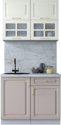 Готовая кухня Интерлиния Мила Шато 1.0Б - фото