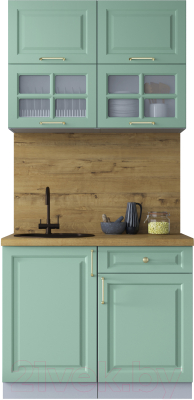 Готовая кухня Интерлиния Мила Шато 1.0Б - фото