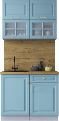 Готовая кухня Интерлиния Мила Шато 1.0Б - фото