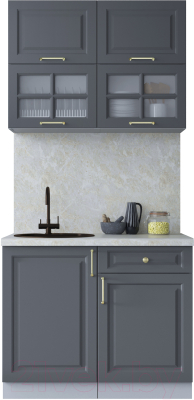 Готовая кухня Интерлиния Мила Шато 1.0Б - фото