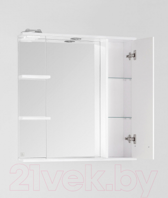 Шкаф с зеркалом для ванной Style Line Ирис 70 (с подсветкой)