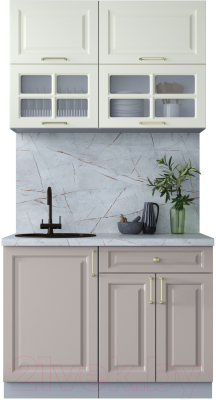 Готовая кухня Интерлиния Мила Шато 1.1Б - фото