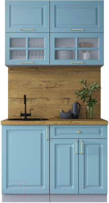 Готовая кухня Интерлиния Мила Шато 1.1Б - фото