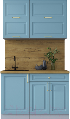 Готовая кухня Интерлиния Мила Шато 1.2Б - фото