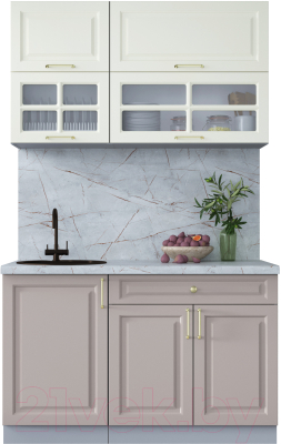 Готовая кухня Интерлиния Мила Шато 1.3Б - фото