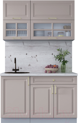 Готовая кухня Интерлиния Мила Шато 1.3Б - фото