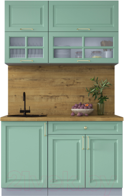 Готовая кухня Интерлиния Мила Шато 1.3Б - фото